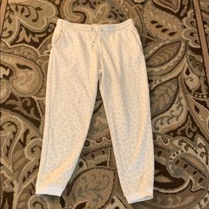 Cheetah print sweatpants